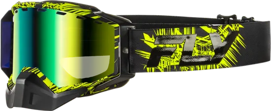 Fly Racing Red Gray Yellow Pink Black Blue White Green Purple Tan Adult Zone Snow Goggle Dual Red Mirror Green Pink Blue Purple 14