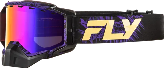 Fly Racing Red Gray Yellow Pink Black Blue White Green Purple Tan Adult Zone Snow Goggle Dual Red Mirror Green Pink Blue Purple 20