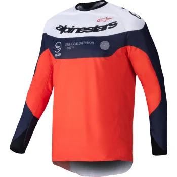 Alpinestars Adult Men Pro Dura Jersey S M L XL 2XL Blue White Navy Orange Black Gray Red 5