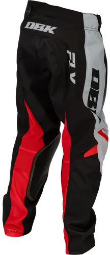 Fly Racing Adult Youth Men Unisex Kinetic DBK Pants 18 20 22 24 26 28 30 32 34 36 38 40 42 Gray Black Red 14
