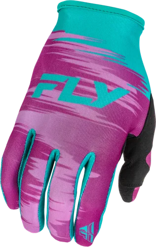 Fly Racing Lite Gloves Adult Youth XS S M L XL 2XL 3XL Orange Purple Navy Cream Black Gray White Blue Red Grey Aqua Green Teal Pink 91