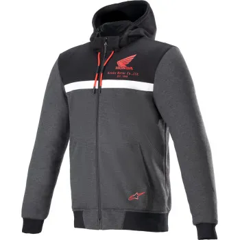 Alpinestars Adult Men Honda Chrome Street Hoodie S M L XL 2XL 4XL Gray 5