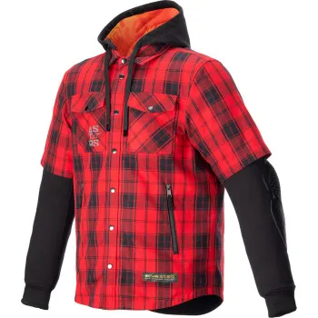 Alpinestars Adult Men MO.ST.EQ Tartan Jacket S M L XL 2XL 3XL 4XL Black Red Gray 24