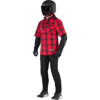 Alpinestars Adult Men MO.ST.EQ Tartan Jacket S M L XL 2XL 3XL 4XL Black Red Gray 11