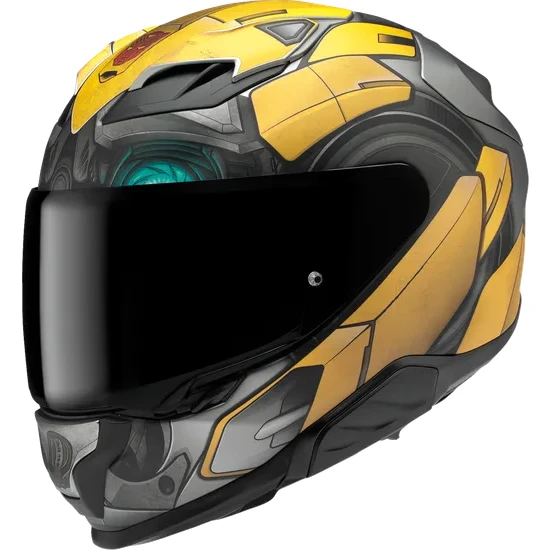 HJC Adult F71 Hasbro Bumblebee Helmet Full Face | S M L XL 2XL | Gray Yellow 9