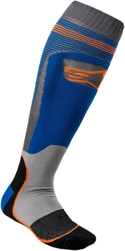 Alpinestars Youth Adult MX Plus Socks S M L M L Black Blue Red Gray Yellow White Orange Purple Teal Aqua Black  White 5