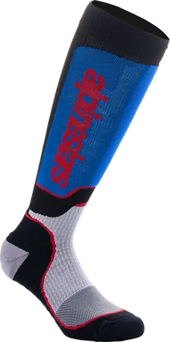 Alpinestars Youth Adult MX Plus Socks S M L M L Black Blue Red Gray Yellow White Orange Purple Teal Aqua Black  White 19