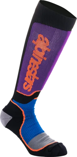 Alpinestars Youth Adult MX Plus Socks S M L M L Black Blue Red Gray Yellow White Orange Purple Teal Aqua Black  White 21