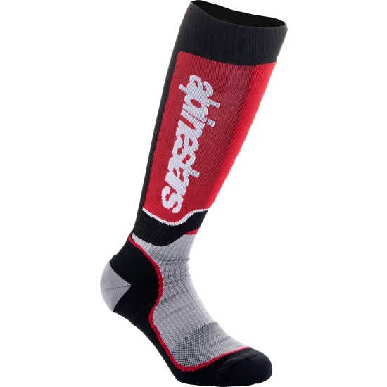 Alpinestars Youth Adult MX Plus Socks S M L M L Black Blue Red Gray Yellow White Orange Purple Teal Aqua Black  White 11