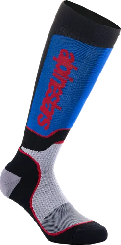 Alpinestars Youth Adult MX Plus Socks S M L M L Black Blue Red Gray Yellow White Orange Purple Teal Aqua Black  White 3