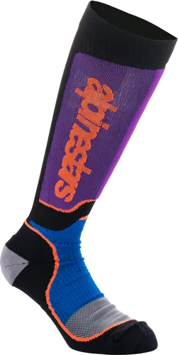 Alpinestars Youth Adult MX Plus Socks S M L M L Black Blue Red Gray Yellow White Orange Purple Teal Aqua Black  White 17