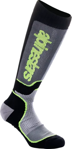 Alpinestars Youth Adult MX Plus Socks S M L M L Black Blue Red Gray Yellow White Orange Purple Teal Aqua Black  White 22