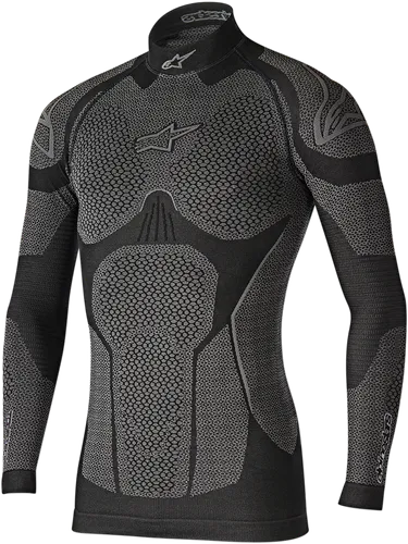 Alpinestars Adult Men Ride Tech Winter Long-Sleeve Underwear Top XS S XL 2XL M L Black Gray 5