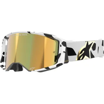 Alpinestars Blue Red Black Gray Pink Yellow Gold White Purple Adult Supertech Corp Goggle Absolute Vision Single Blue Silver Red Gold Clear 14