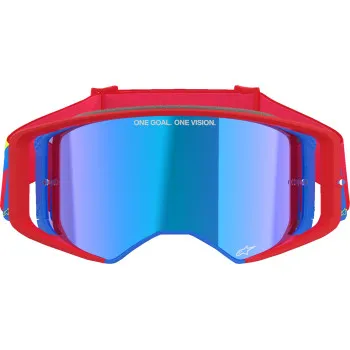 Alpinestars Blue Red Black Gray Pink Yellow Gold White Purple Adult Supertech Corp Goggle Absolute Vision Single Blue Silver Red Gold Clear 6