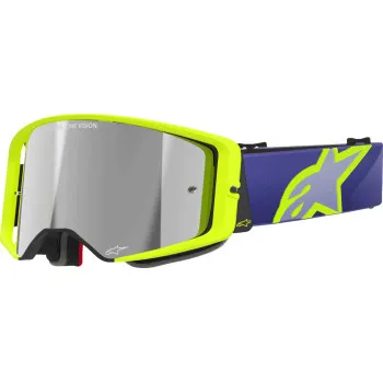 Alpinestars Blue Red Black Gray Pink Yellow Gold White Purple Adult Supertech Corp Goggle Absolute Vision Single Blue Silver Red Gold Clear 3