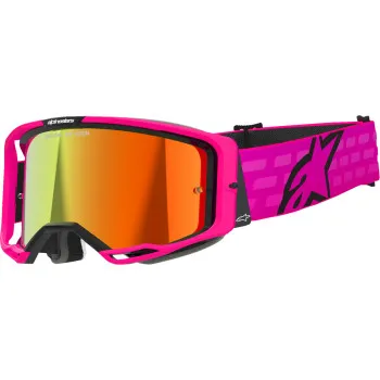 Alpinestars Pink Yellow Black White Blue Gray Purple Orange Adult Vision 8 Corp Goggle Single Red Clear Silver Blue Gold 11