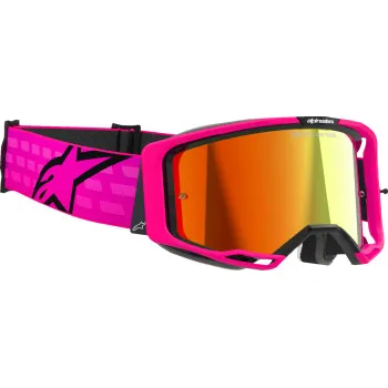 Alpinestars Pink Yellow Black White Blue Gray Purple Orange Adult Vision 8 Corp Goggle Single Red Clear Silver Blue Gold 13