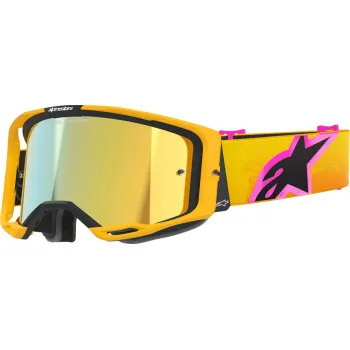 Alpinestars Pink Yellow Black White Blue Gray Purple Orange Adult Vision 8 Corp Goggle Single Red Clear Silver Blue Gold 26
