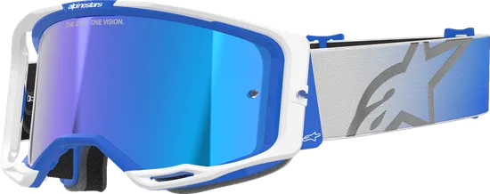 Alpinestars Pink Yellow Black White Blue Gray Purple Orange Adult Vision 8 Corp Goggle Single Red Clear Silver Blue Gold 17