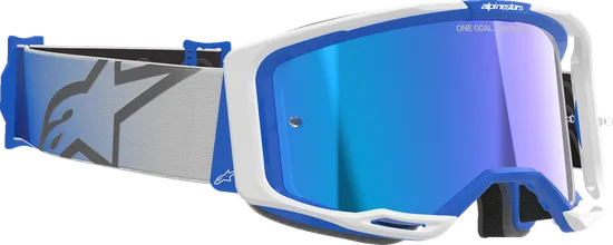 Alpinestars Pink Yellow Black White Blue Gray Purple Orange Adult Vision 8 Corp Goggle Single Red Clear Silver Blue Gold 19