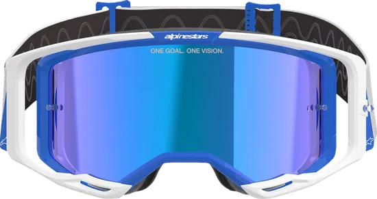 Alpinestars Pink Yellow Black White Blue Gray Purple Orange Adult Vision 8 Corp Goggle Single Red Clear Silver Blue Gold 18