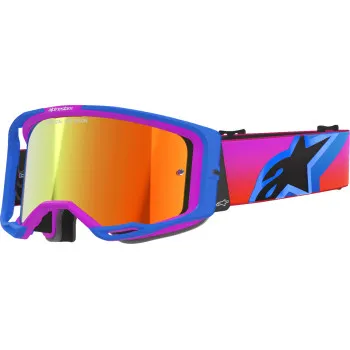 Alpinestars Pink Yellow Black White Blue Gray Purple Orange Adult Vision 8 Corp Goggle Single Red Clear Silver Blue Gold 25