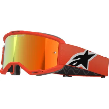 Alpinestars Black Purple White Blue Green Orange Adult Vision 5 Corp Goggle Single Silver Red Clear Blue 9