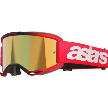 Alpinestars Blue Red Yellow Adult Vision 5 Blaze Goggle Single Blue Gold 5