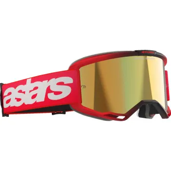Alpinestars Blue Red Yellow Adult Vision 5 Blaze Goggle Single Blue Gold 7