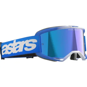 Alpinestars Blue Red Yellow Adult Vision 5 Blaze Goggle Single Blue Gold 4