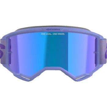 Alpinestars Pink Fluorescent Yellow Purple Adult Vision 5 Wordmark Goggle Single Red Blue 6