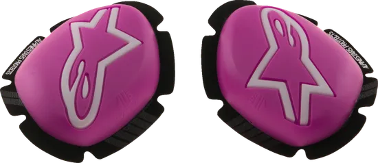 Alpinestars Adult GP Plus Knee Sliders One Size Red Fluorescent Yellow Fluorescent Pink White Black 4