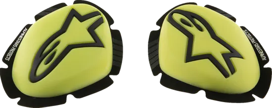 Alpinestars Adult GP Plus Knee Sliders One Size Red Fluorescent Yellow Fluorescent Pink White Black 3