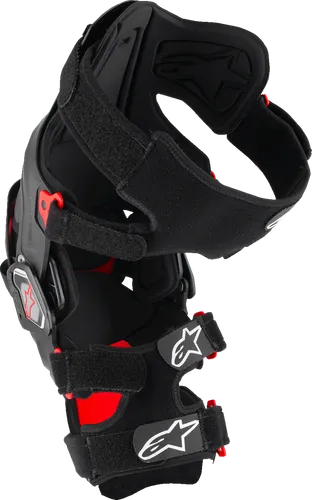 Alpinestars Adult Unisex RK-7 Plasma Knee Brace S M L XL Black Red 4