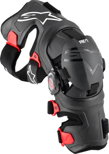 Alpinestars Adult Unisex RK-7 Plasma Knee Brace S M L XL Black Red 9