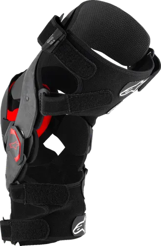 Alpinestars Adult Unisex Supertech RK-10 Plasma Knee Brace S M L XL Black Red 4