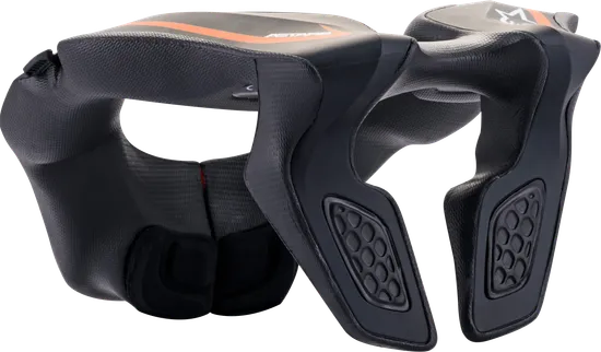 Alpinestars Youth Unisex Youth Neck Support One Size Black White Orange Yellow 6