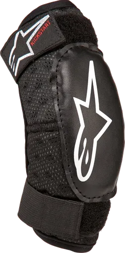 Alpinestars Youth Unisex Bionic Action Kickstart Elbow Guards 4/6 7/9 Black Red 3