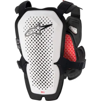 Alpinestars Adult Men A-1 Pro Chest Guard M L XL 2XL White Black 6