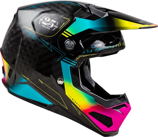 Fly Racing Adult Youth Formula S Carbon Legacy Helmet MX Full Face | XS S L 2XL | Black Blue Gold Gray Silver Pink Red 16
