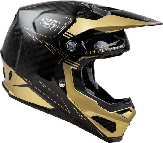 Fly Racing Adult Youth Formula S Carbon Legacy Helmet MX Full Face | XS S L 2XL | Black Blue Gold Gray Silver Pink Red 13