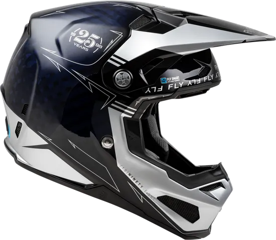 Fly Racing Adult Youth Formula S Carbon Legacy Helmet MX Full Face | XS S L 2XL | Black Blue Gold Gray Silver Pink Red 10