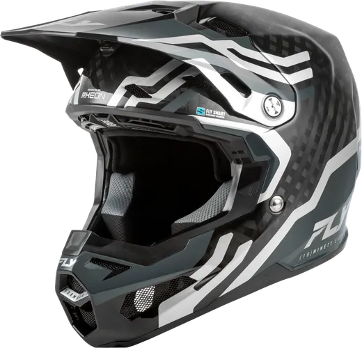 Fly Racing Adult Youth Formula S Carbon Byte Helmet Full Face MX | XS S M L XL 2XL | Black Gray Silver Teal Green Blue White Red 27