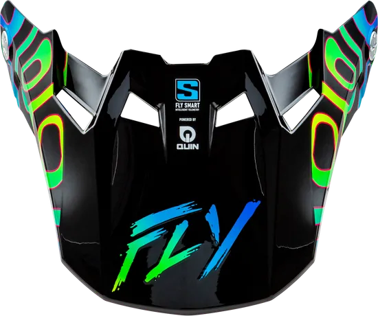 Fly Racing Formula S Visor '25 Youth Adult White Black Blue Pink Gray Hi Viz Red Yellow Protocol 8
