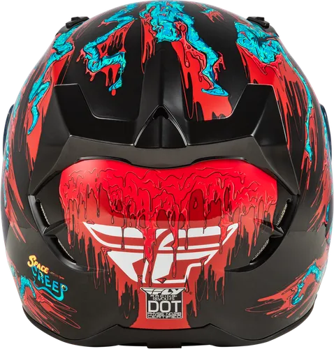 Fly Racing Adult Revolt Space Creep Helmet Full Face Street | XS S M L XL 2XL | Blue White Pink Black Red 7