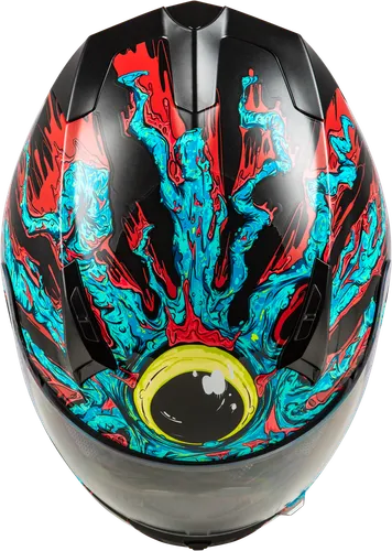 Fly Racing Adult Revolt Space Creep Helmet Full Face Street | XS S M L XL 2XL | Blue White Pink Black Red 8