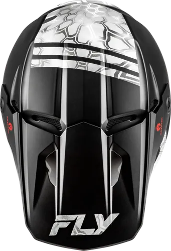 Fly Racing Adult Kinetic Verdict Kryptek Helmet MX Full Face | XS S M L XL 2XL | Black Gray 14