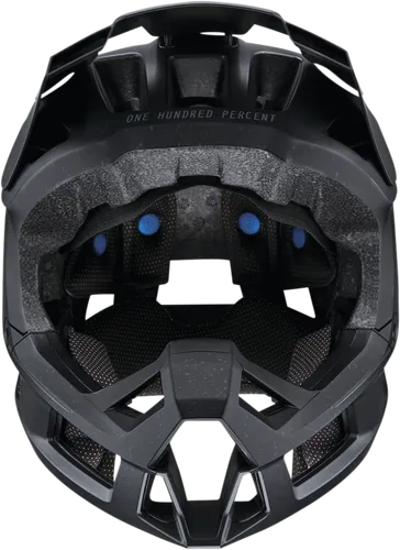 100% Adult Trajecta Bicycle Helmet Full Face | S M L XL | Black Red Silver White