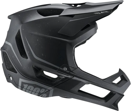 100% Adult Trajecta Bicycle Helmet Full Face | S M L XL | Black Red Silver White